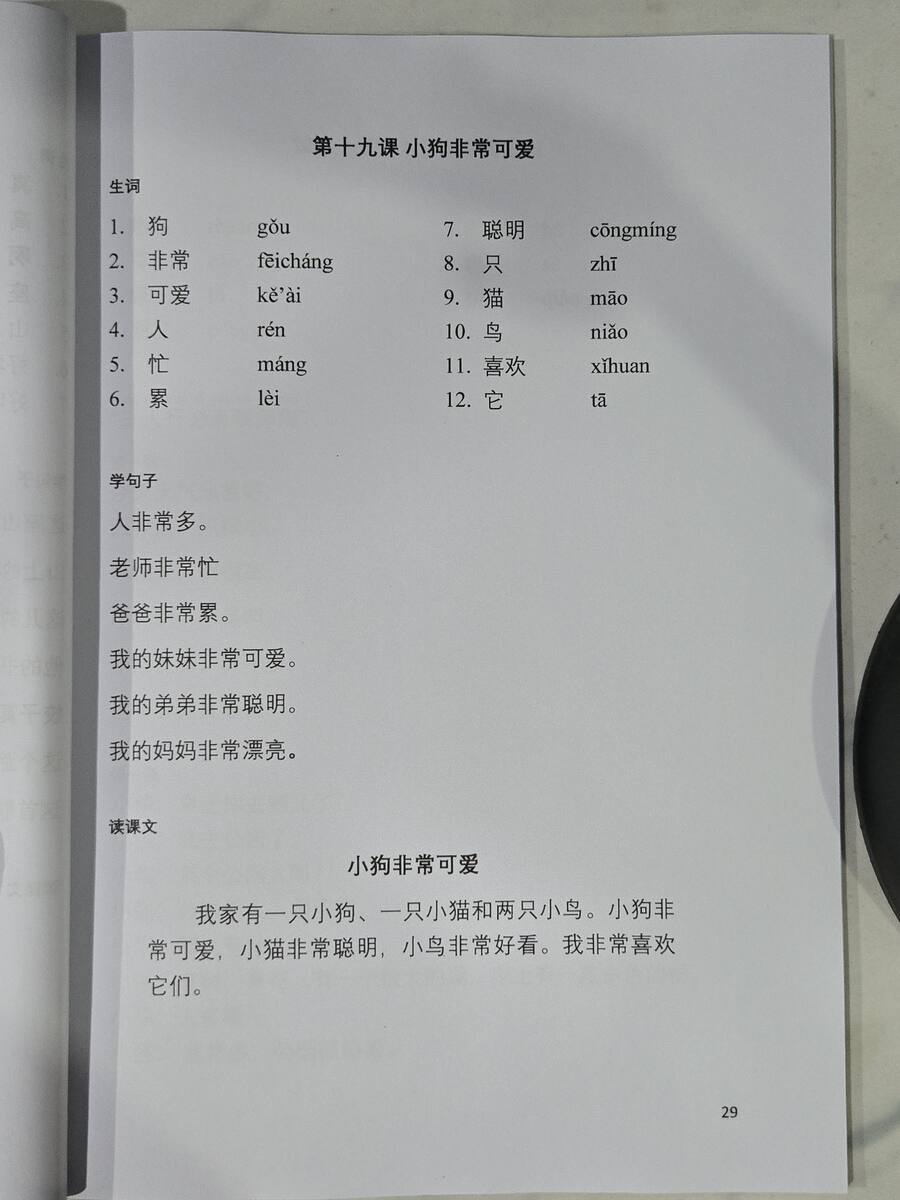 第十九课：小狗非常可爱